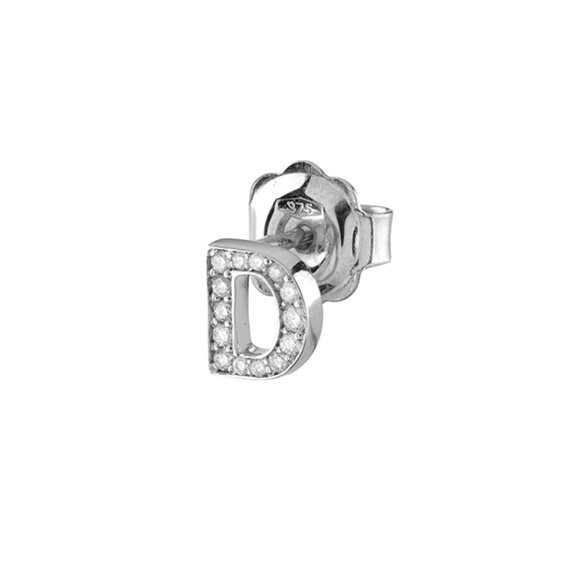 Boucle d'oreilles unique Salvini Femme in Or blanc 0.06 Ct 20114551 - 20114551
